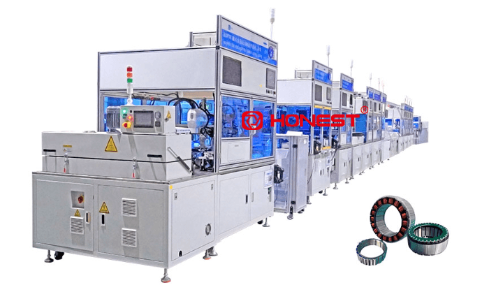 人形機器人電機組裝生產(chǎn)設備