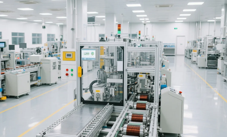 電機(jī)自動(dòng)化生產(chǎn)車(chē)間圖