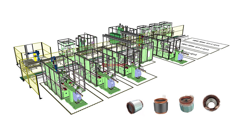 扁線定子生產(chǎn)線實現(xiàn)自動化有哪些好處？扁線定子生產(chǎn)線的優(yōu)勢