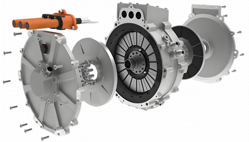 軸向磁通電機結(jié)構(gòu)圖