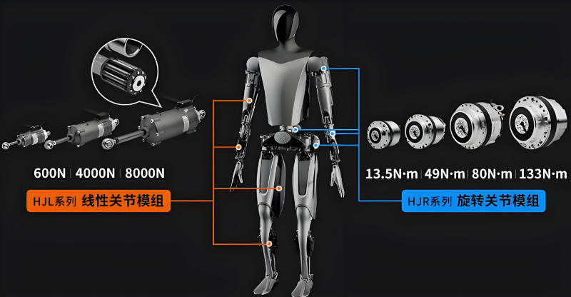 人形機器人關(guān)節(jié)驅(qū)動電機展示圖