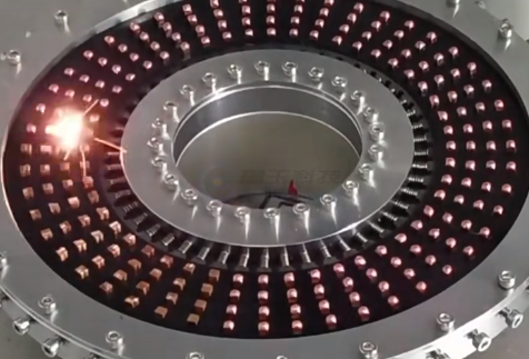 扁線電機(jī)焊接（小紅書找的圖）