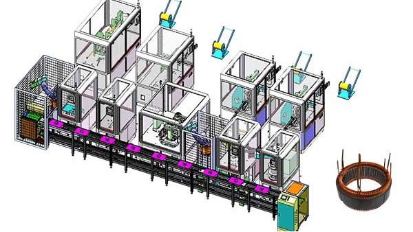 智能新能源汽車扁線電機(jī)自動(dòng)化設(shè)備